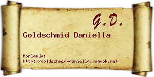 Goldschmid Daniella névjegykártya